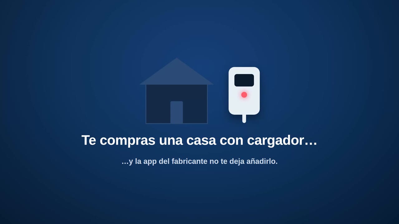 Me compré una casa con cargador y no puedo usarlo